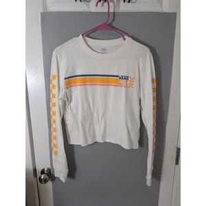 Vans Checkered crop top Women Small White